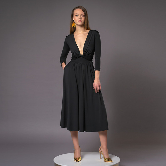 sukienki midi damskie Oceana Black - wielofunkcyjna sukienka