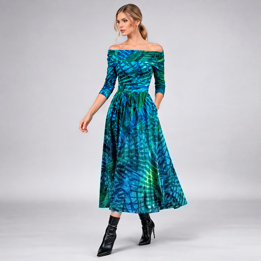 sukienki midi damskie Sandy Tropical - SUKIENKA