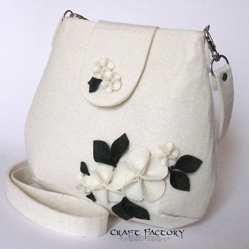 Retro Anemones - mała torebka na ramię Craft Factory