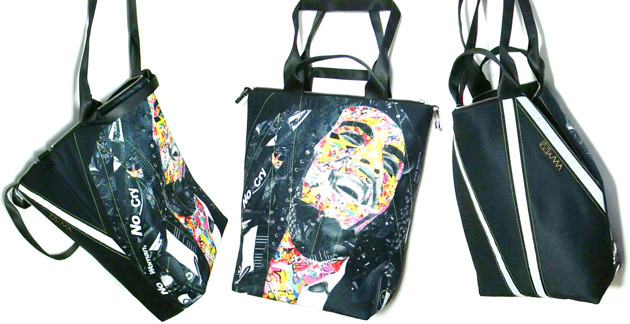 1337 art MIMA bag UNI & Torn Revenue print MIMAbags