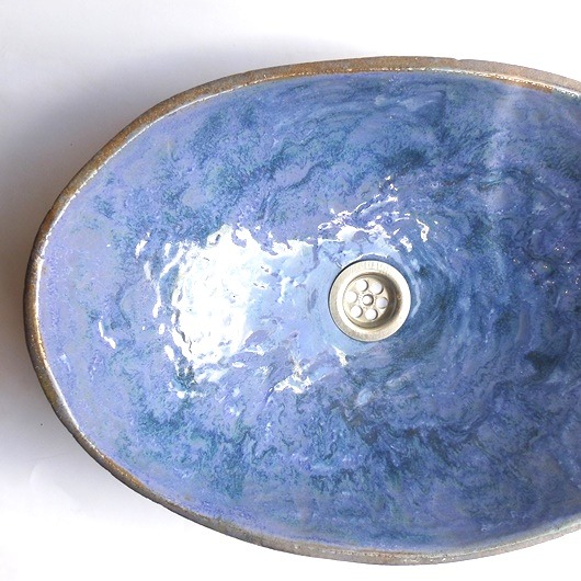 umywalka in blue artkafle