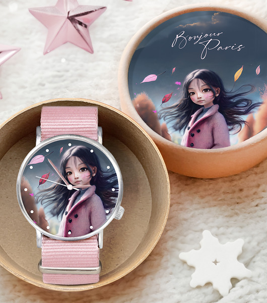 zegarki damskie Zegarek - Bonjour Paris + box