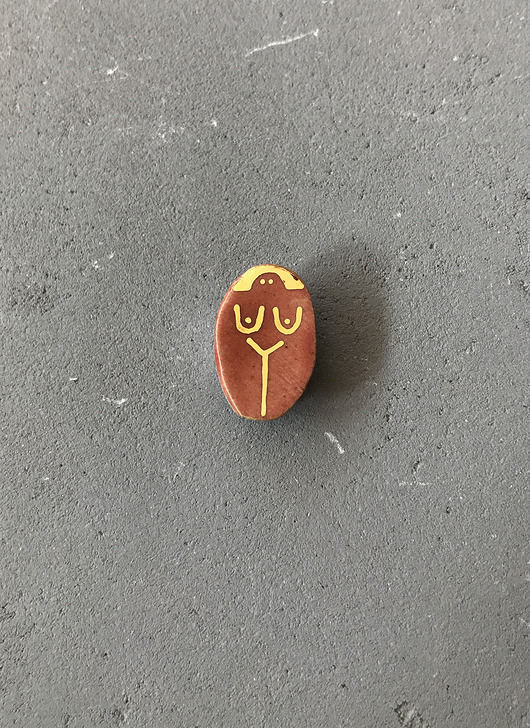 Ceramiczna broszka Ciało dyniowe ELEMTHEBRAND