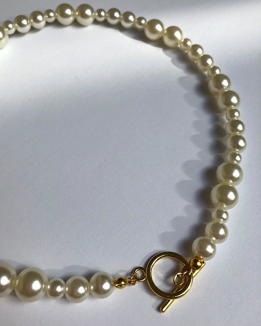 chokery Vintage choker  perłowy