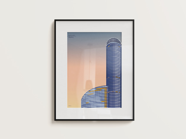grafiki i ilustracje Skytower - plakat