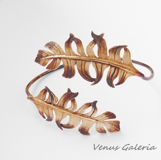 Bransoletka srebrna - Pióra II VENUS GALERIA