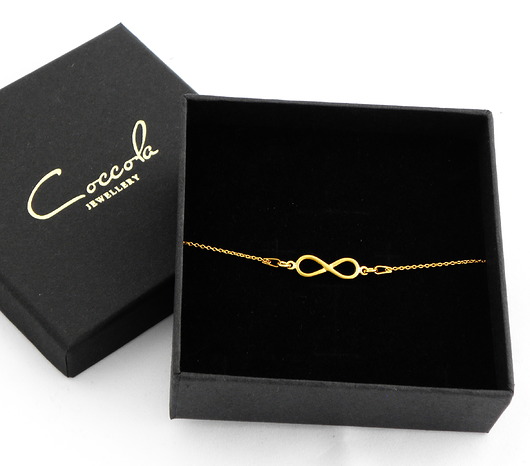 Złota bransoletka nieskończoność ZK9a Coccola JEWELLERY