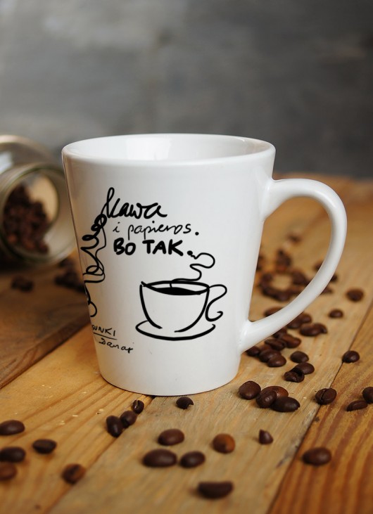 Latte małe Kawa i ciastko PORYSUNKI STUDIO AGAMA