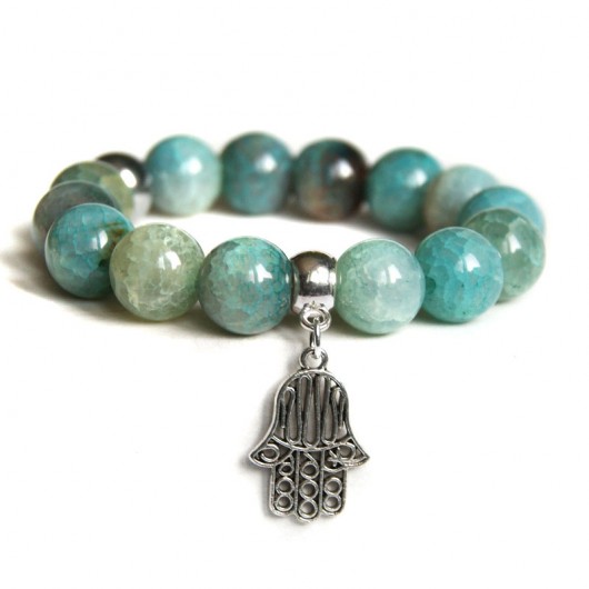 agat AQUA duuuże kule & hamsa kaktusia