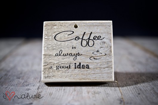 Tabliczka Coffe  i love nature