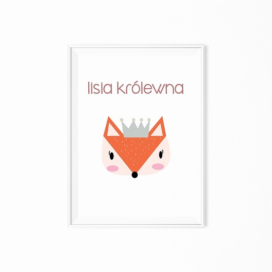 Plakat lisia królewna myscandi