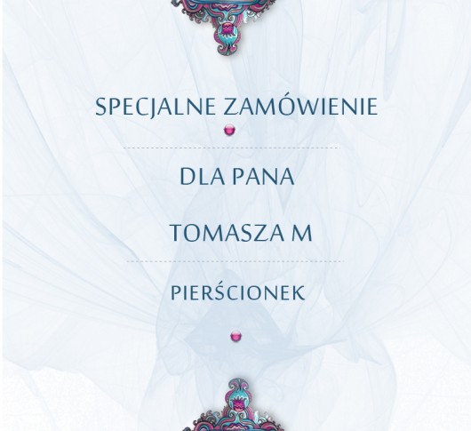 Zamówienie dla Tomasza, pierścionek Ewa Saj Fotografie