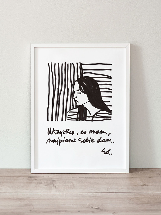 plakaty Plakat Wszystko, co mam, najpierw sobie dam