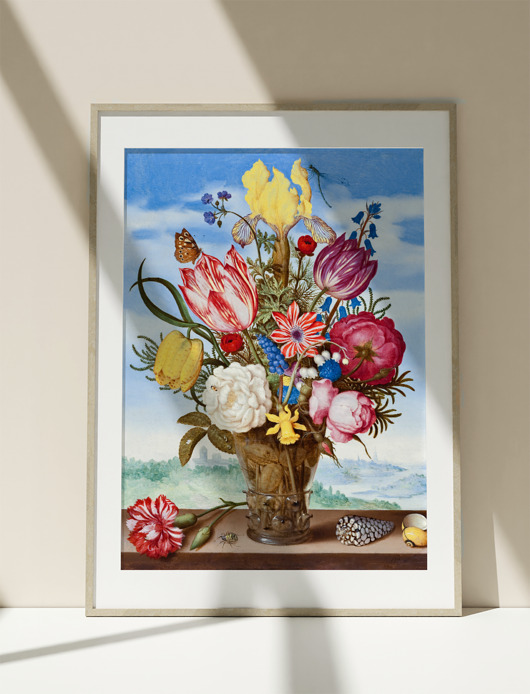 plakaty Plakat Vintage Obraz Grafika Flowers