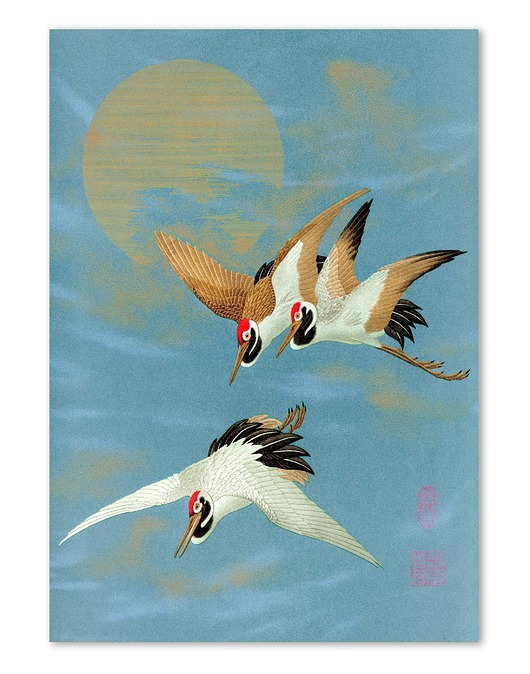 plakaty Plakat  wystawowy - sztuka japońska