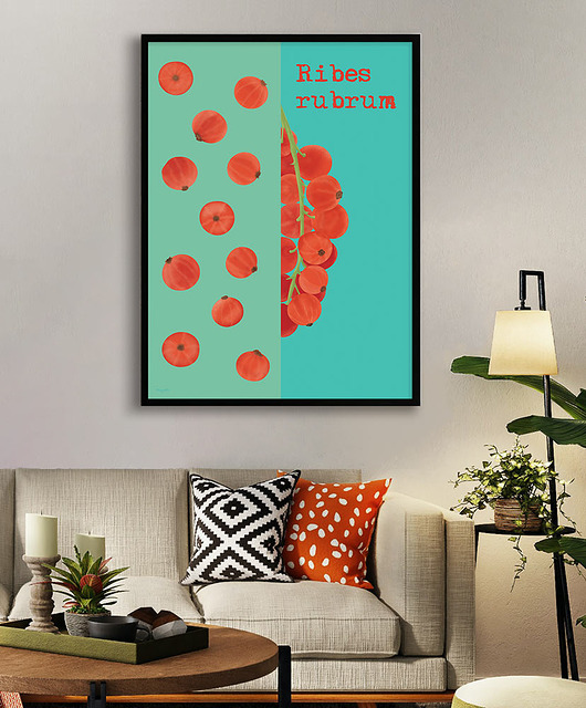 plakaty Porzeczka - plakat 50x70 cm fine art giclee