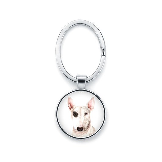 breloki Brelok z grafiką BULL TERRIER rasowy pies