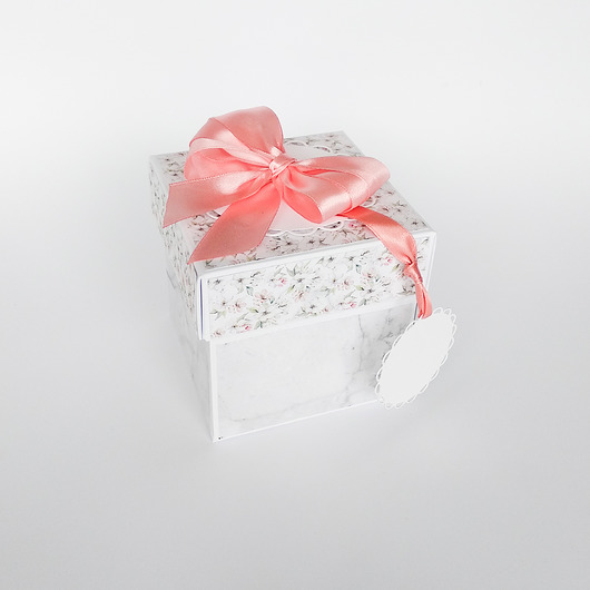 Pamiątka ślubu, exploding box, kartka Papiernik