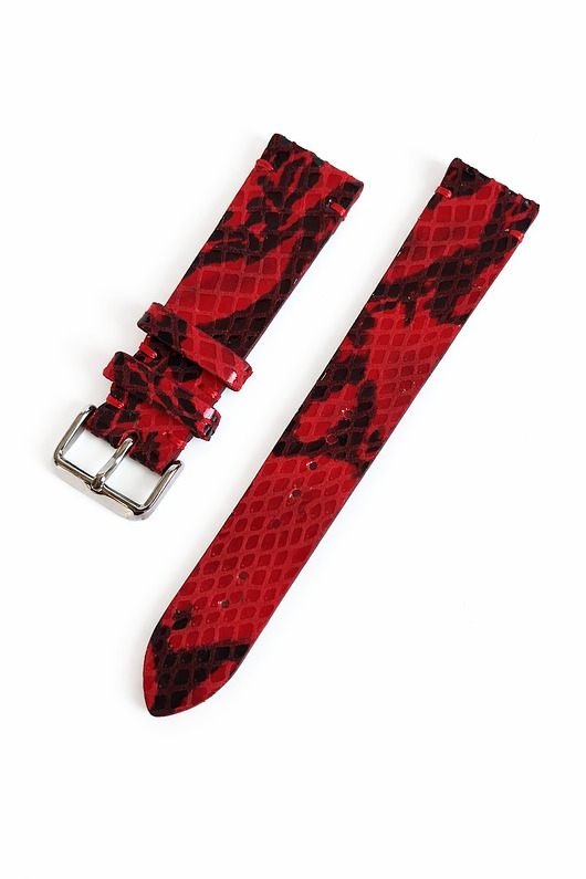 zegarki różne Pasek do zegarka  rozm: 20mm czerwono czarny