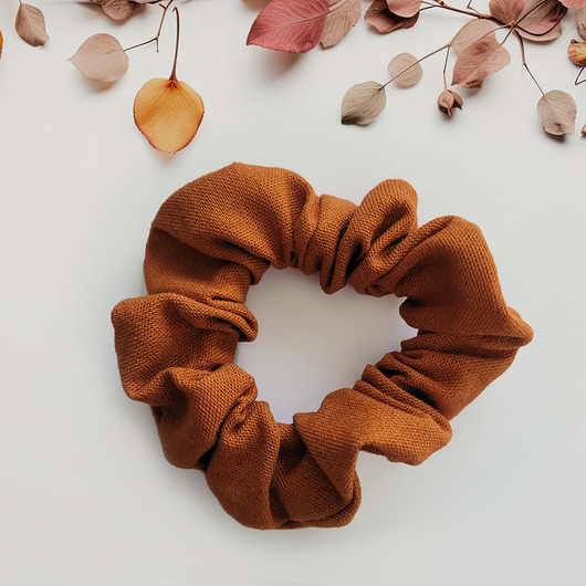 gumki do włosów Jesienne scrunchie