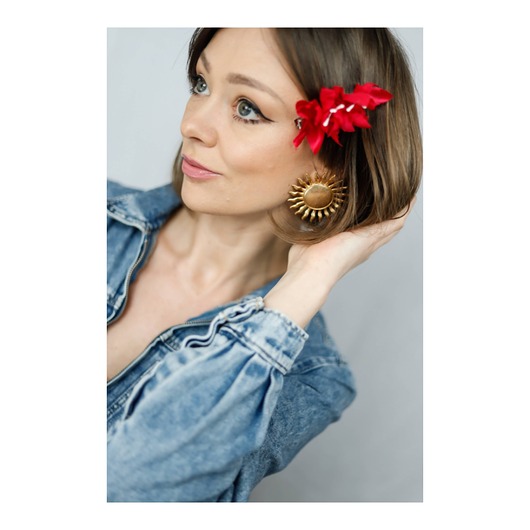 spinki i klamry do włosów Jedwabna spinka