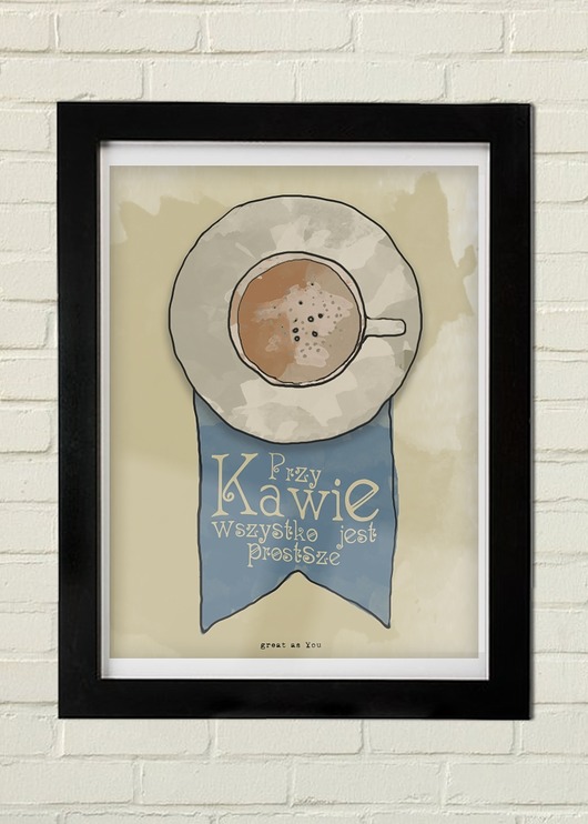 Kawa PLAKAT GAU great as You
