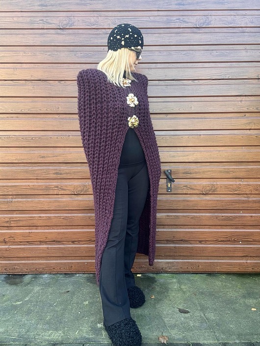 kardigany damskie Sweter bezrękawnik