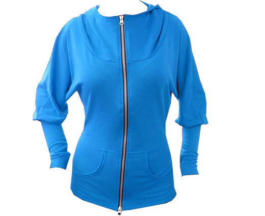 Kimonowa Bluza z Kapturem i kieszeniami - 38 StreetStyle