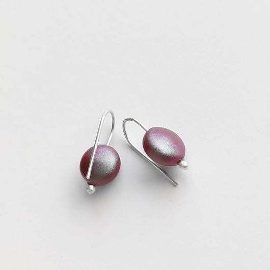 kolczyki z kamieniami Kolczyki OKRĄG