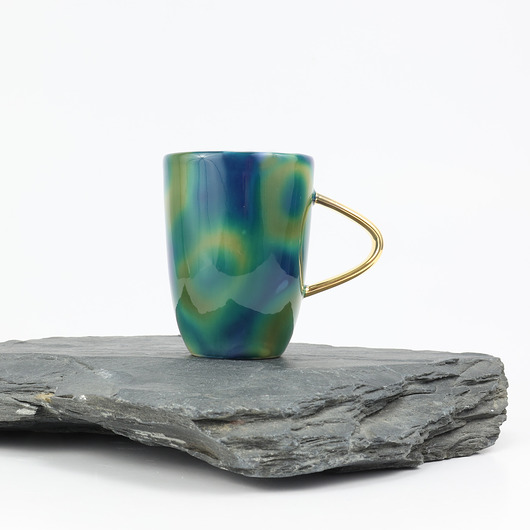 kubki Kubeczek porcelanowy  do kawy Aquarelle