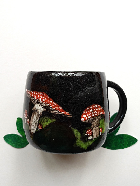 kubki Kubek ceramiczny muchomor