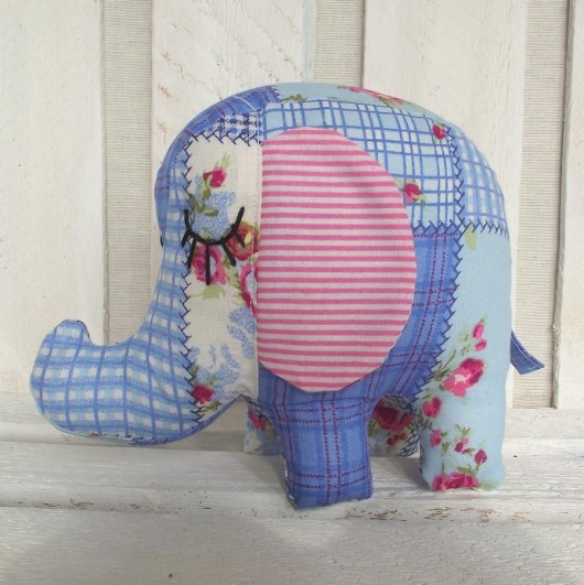 słonik patchwork AgiTo Pracownia Artystyczna