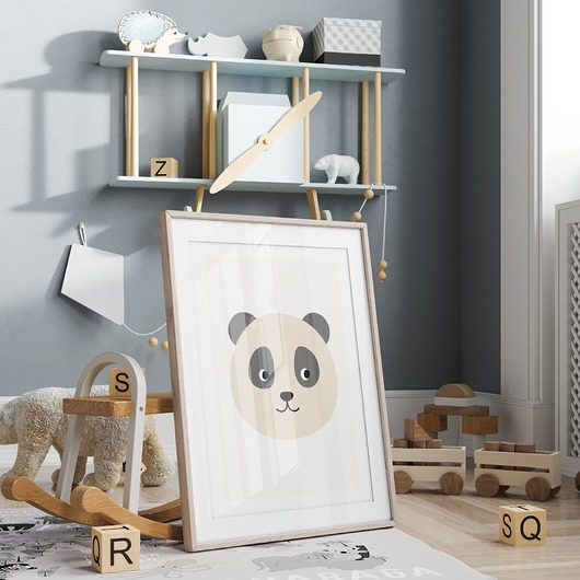 obrazy i plakaty do pokoju dziecięcego Plakat Panda P132