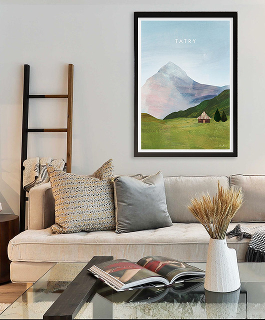 plakaty Tatry - bacówka - plakat fine art