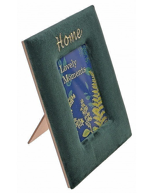 Ramka na Zdjęcie Welurowa Home Ciemno Zielona MIA home