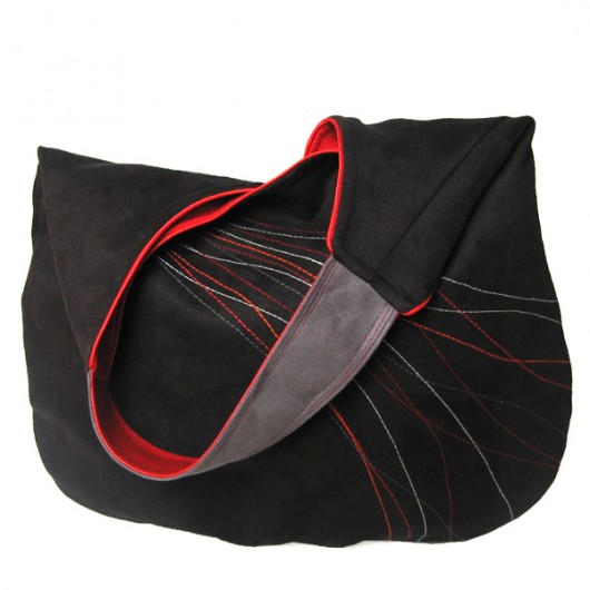 czerwone (alkantara) BandaBag