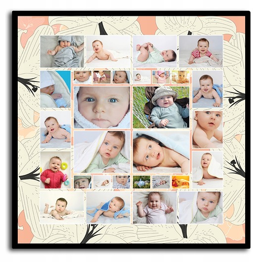 plakaty Plakat z 30 personalizowanymi zdjęciami wzory