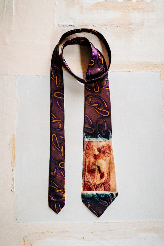 muszki i krawaty Jedwabny krawat SHE