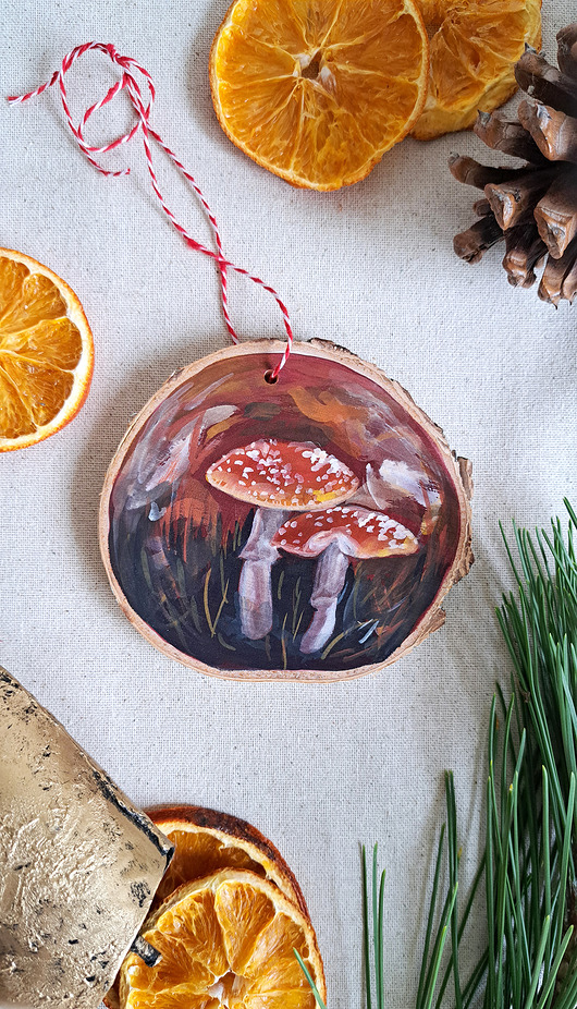 ozdoby choinkowe Drewniana, ręcznie robiona ozdoba choinkowa, możliwa personalizacja