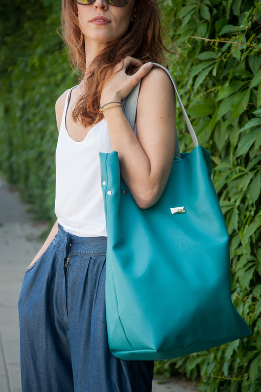 torby XXL Shoper Bag Turkus