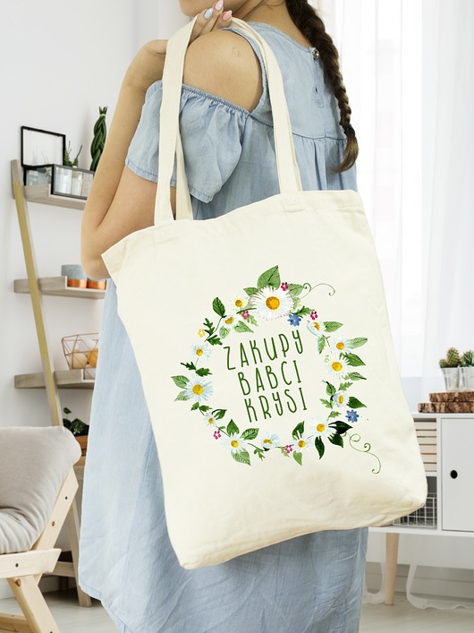 Torba materiałowa - Dzień Babci (imię) AllbagAllprints
