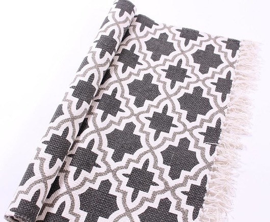 Dywan bawełniany Geometry grey MIA home