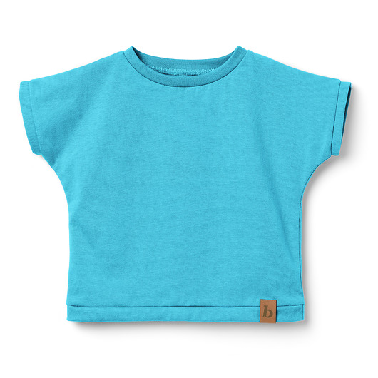 t-shirty dla dziewczynki Koszulka dziecięca - turkus