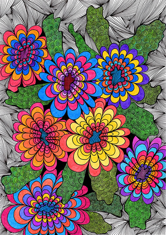 grafiki i ilustracje 28. RADOŚĆ - rysunek, plakat.