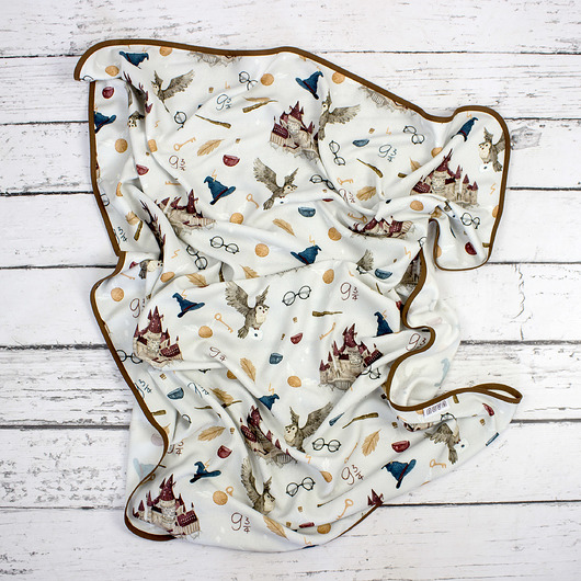 kocyki, kołderki, pościel dla dzieci Otulacz bambusowy Szkoła Magii