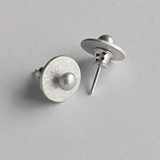 kolczyki z kamieniami Kolczyki OKRĄG