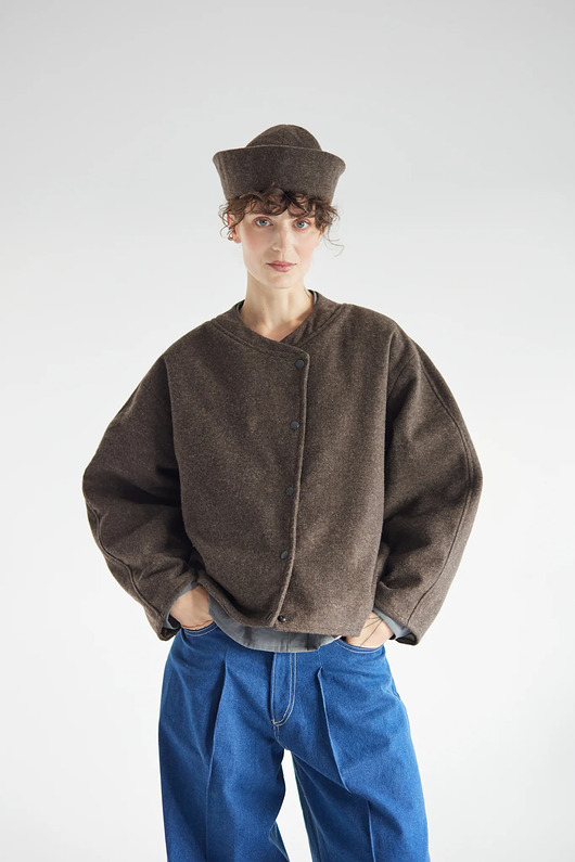 kurtki damskie Belgijka Chocolate Vintage