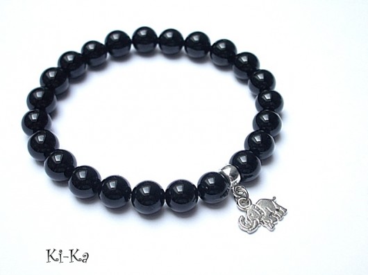 Black elephante /01-2015/-  bransoletka KiKa pracownia