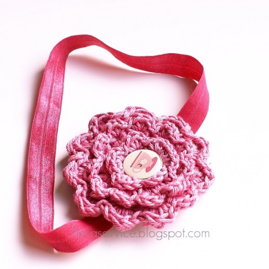 simple PINK opaska FloraArt