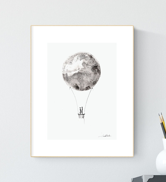 plakaty Obraz 21X30 malowany ręcznie na papierze